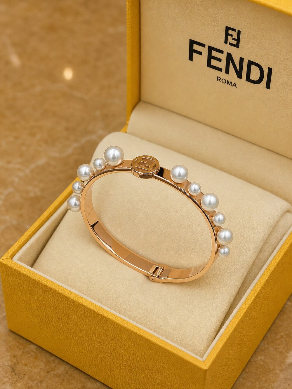 Fendi Modern Designer Bracelet Style 4 | New with Box - Picture 3 of 9
